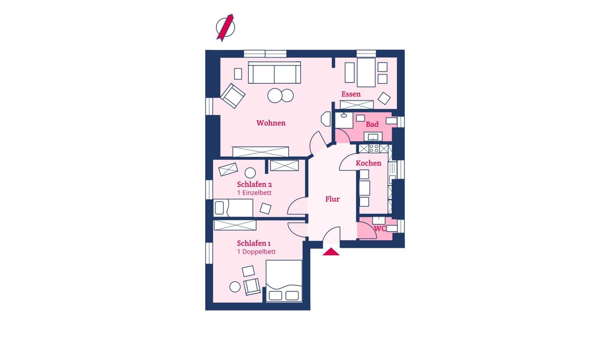 Haus Otto Wohnung 5 Вик-ауф-Фёр Экстерьер фото